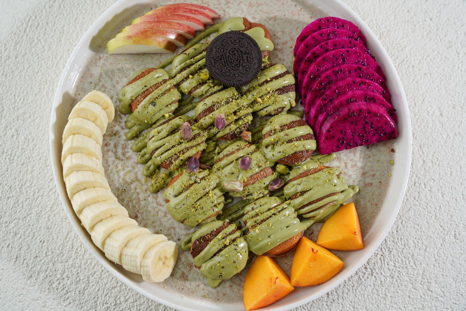 Pistachio Mini Pancakes